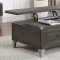 722268 Lift-Top Coffee Table 3Pc Set in Dark Grey by Coaster