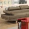 F7570 Sectional Sofa by Boss in Tan Linen Fabric