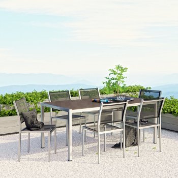 Shore Outdoor Patio Dining 7Pc Set EEI-2485 by Modway [MWOUT-EEI-2485-Shore]