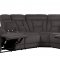 Rosnay Recliner Sectional Sofa 9914CH in Chocolate - Homelegance