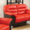 Sibba Sofa 53570 in Red & Black PU by Acme w/Options