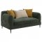 Jade Sofa & Loveseat Set 509131 in Green Chenille by Coaster