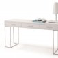 SG02 Modern Office Desk by J&M in White w/3 Drawers