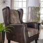 Elmbrook Accent Chair 903080 in Light Brown & Brown by Coaster