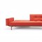 Splitback Eik Sofa Bed w/Arms in Burnt Orange by Innovation