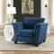 Campbell Sofa CM6095TL in Dark Teal Fabric w/Options