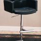 120352 Adjustable Bar Stool Set of 2 in Black by Coaster