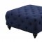 Chesterfield Sofa 662 in Navy Linen Fabric w/Optional Items