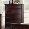 202561 Emily Bedroom by Coaster in Deep Brown Cherry w/Options