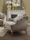 Chelmsford Chair 56052 in Antique Taupe & Beige Fabric by Acme