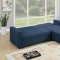 F7895 Adjustable Sectional Sofa in Blue Fabric by Boss