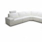 Cypress Sectional Sofa 1830 in White Eco-Leather by VIG