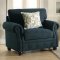 Summerson Sofa 8305FA in Navy Fabric by Homelegance w/Options