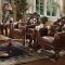 Vendome Chair 52003 in Brown Leatherette by Acme w/Optional Item