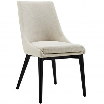 Viscount Dining Chair Set of 2 in Beige Fabric by Modway [MWDC-2227 Viscount Beige]