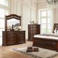 Janiya Traditional Bedroom CM7539 in Brown Cherry w/Options