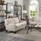 Roweena Sofa & Loveseat1218F1S in Beige Fabric by Homelegance