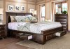 Brandt Bedroom Set CM7302CH in Brown Cherry