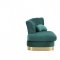 Arvada Sofa & Loveseat Set in Green Velvet by VIG w/Options