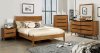 Lennart CM7386A 5Pc Bedroom Set in Oak w/Options