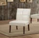 Oriana Accent Chair 1215CRS Set of 2 in Vinyl by Homelegance