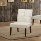 Oriana Accent Chair 1215CRS Set of 2 in Vinyl by Homelegance