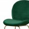 Paris Dining Chair 785 Set of 4 Green Velvet Fabric by Meridian