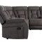 Rosnay Recliner Sectional Sofa 9914CH in Chocolate - Homelegance