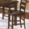 Maxwell Counter Height Dining Set 5Pc 107038 by Coaster in Brown