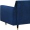 Lola Sofa 619 in Navy Velvet Fabric by Meridian w/Options