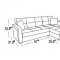 Vision Rainbow Dark Beige Sectional Sofa by Sunset w/Options