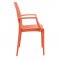 Weave 4Pc Set Indoor/Outdoor Chairs MCA19OR -Orange - LeisureMod