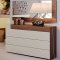 Elena Bedroom by ESF in Off-White & Walnut w/Options