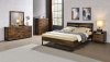 Juvanth Bedroom Set 5Pc 24250Q in Oak & Black by Acme w/Options