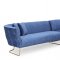 Caprice Sectional Sofa TOV-L6119 in Navy Velvet by TOV Furniture