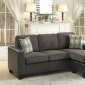 Slater Sectional Sofa 8401GY-3SC in Gray by Homelegance