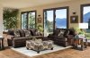 Bonaventura Sofa SM5142BR in Brown Microfiber w/Options