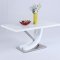 Valentina Dining Table 5Pc Set in White by Chintaly