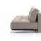 Supremax Deluxe Lounger Sofa Bed in Warm Gray by Innovation