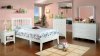 CM7908WH Pine Brook Kids Bedroom 4Pc Set in White w/Options