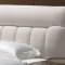 HF021 Upholstered Bed in White by J&M