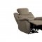 Shola Power Motion Sofa 9848BR-3PWH in Brown by Homelegance