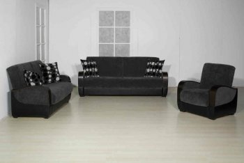 Floket Fume Fabric Living Room w/Sleeper Sofa & Storage [MNSB-FERHAN-Fume]