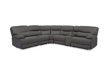 Gladiator 70048 Power Motion Sectional Sofa Haze -Manwah Cheers [SFMLSS-70048 Gladiator Haze]