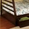 CM-BK588EX California III Twin/Full Bunk Bed in Dark Walnut