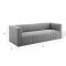 Reflection Sofa in Light Gray Fabric by Modway