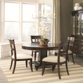 105440 Alyssa Dining Table in Dark Cognac by Coaster w/Options