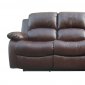 Pebble Brown Bonded Leather Modern Sofa & Loveseat Set