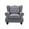 Hannes Sofa 53280 in Gray Fabric by Acme w/Options