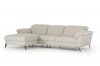 Edelweiss Sectional Sofa 018 in Light Grey Eco-Leather by VIG